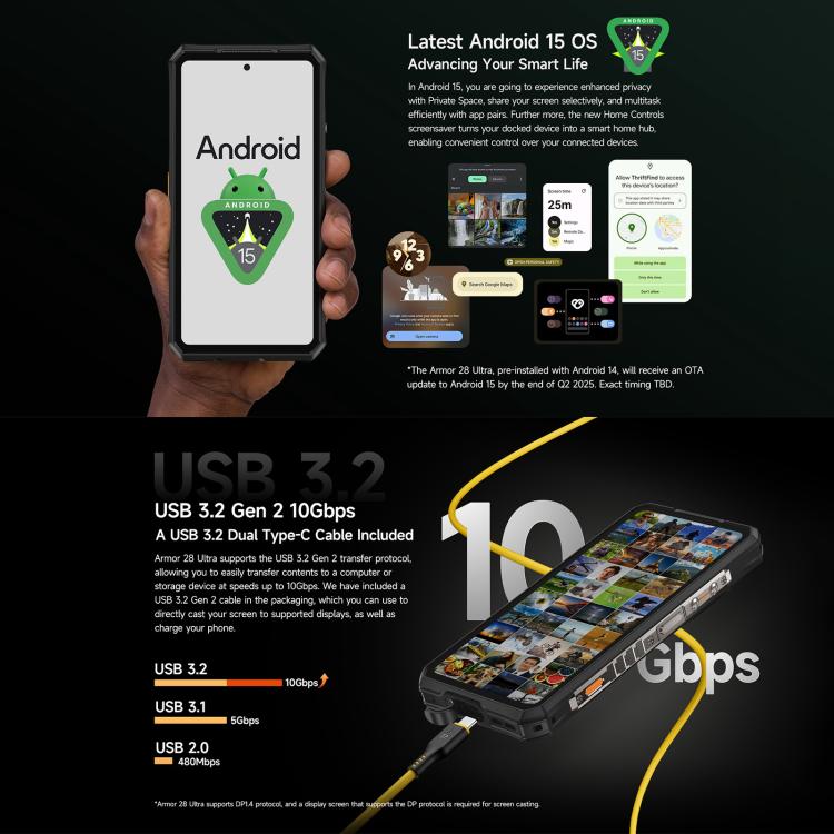 Ulefone Armor 28 UltraThermal Version Rugged Phone, 16GB+1TB, Night Vision, 10600mAh, 6.67 inch Android 14 MediaTek Dimensity 9300+ Octa Core, Network: 5G, NFC Ulefone Armor 28 UltraThermal Version Rugged Phone, 16GB+1TB, Night Vision, 10600mAh, 6.67 inch Android 14 MediaTek Dimensity 9300+ Octa Core, Network: 5G, NFC